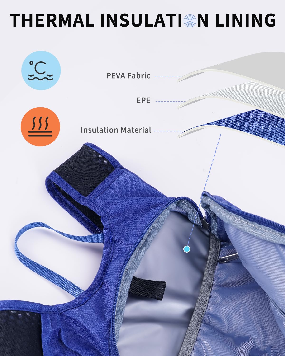 Hydration Backpack with 2L Water Bladder