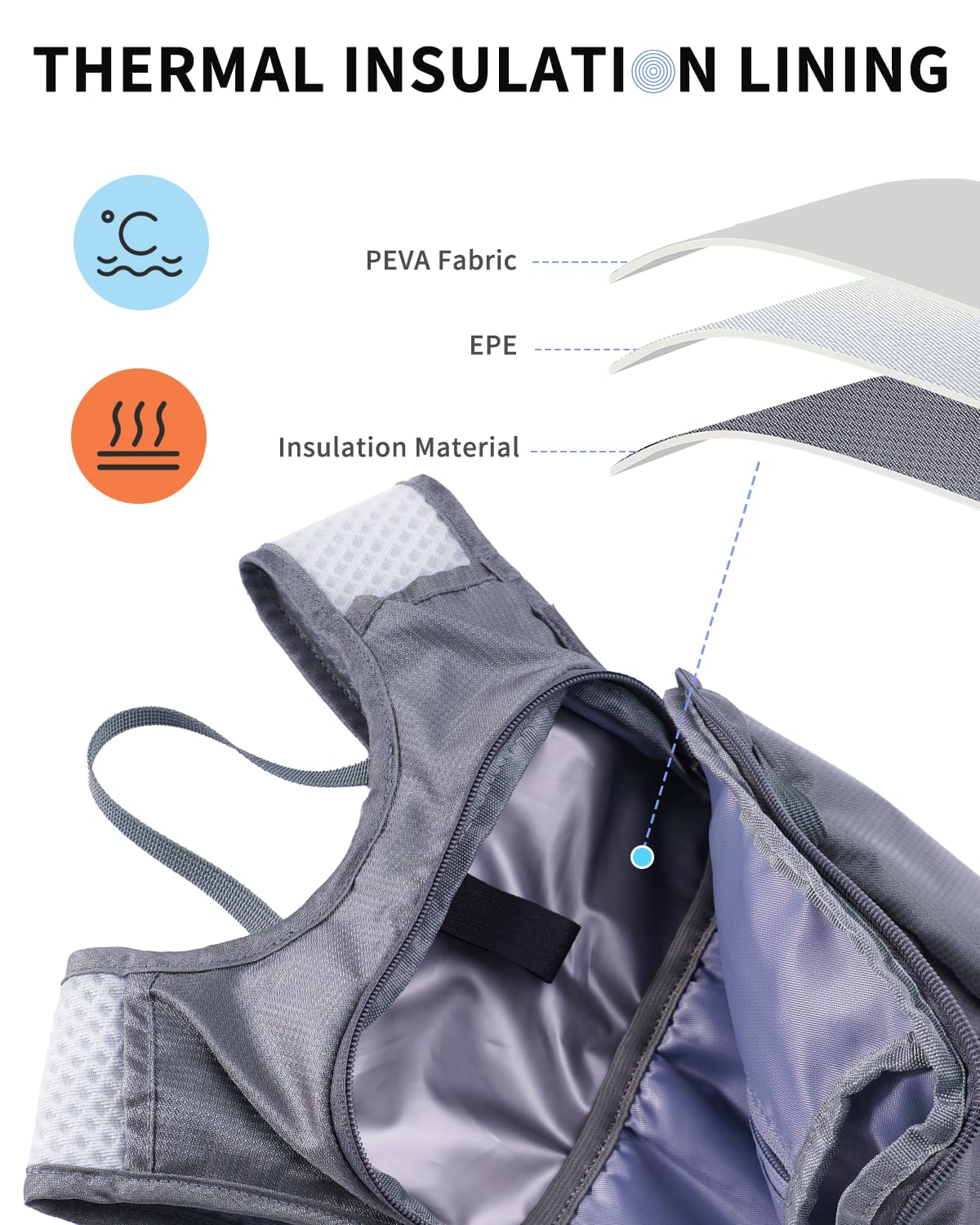 Hydration Backpack with 2L Water Bladder