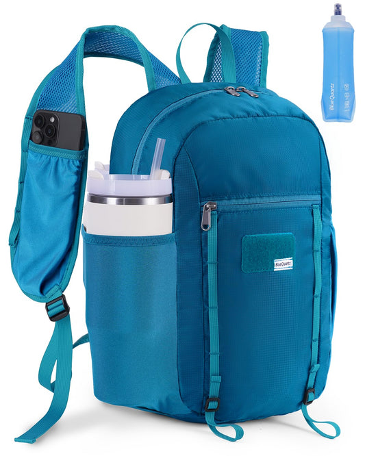 15L Small Hiking Backpack with Soft Flask